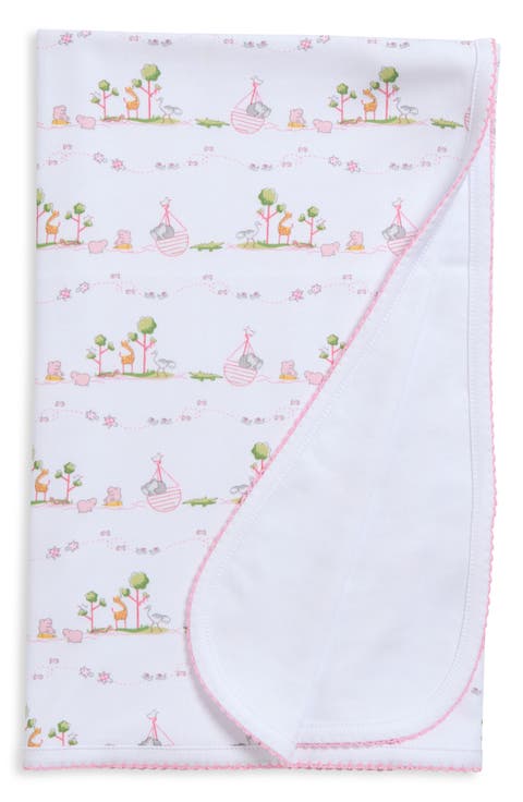 Noah's Print Pima Cotton Blanket