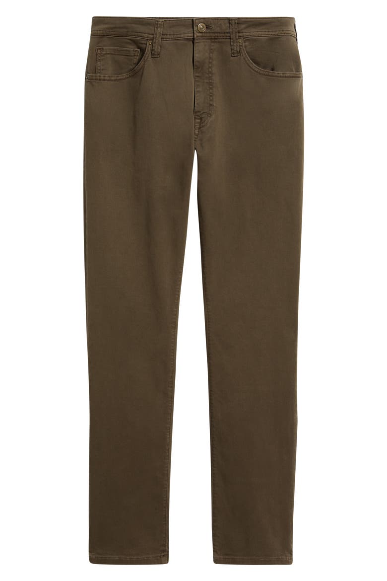Slim Straight Leg Jeans, Alternate, color, BROWN TURK