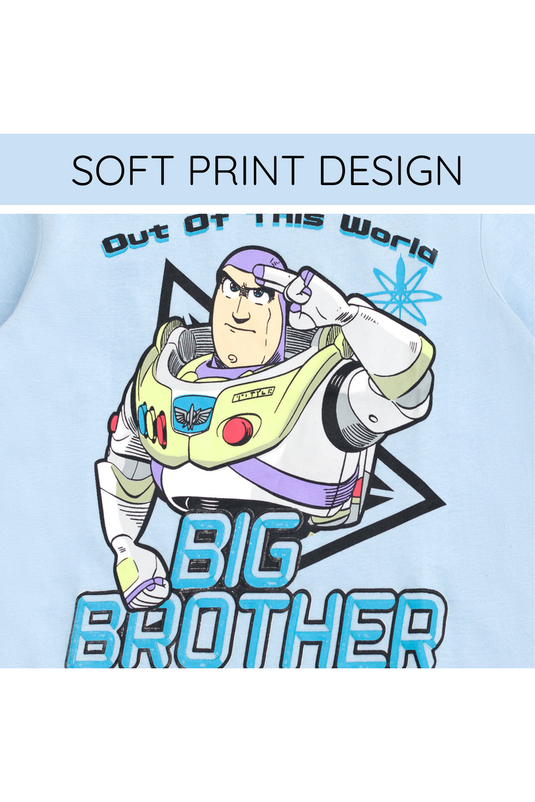 Toy Story Short Sleeve T-Shirt, Alternate, color, Blue Buzz Lightyear