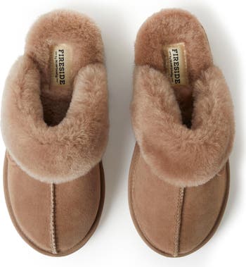Sydney Shearling Scuff Slipper - Water Resistant & Wide