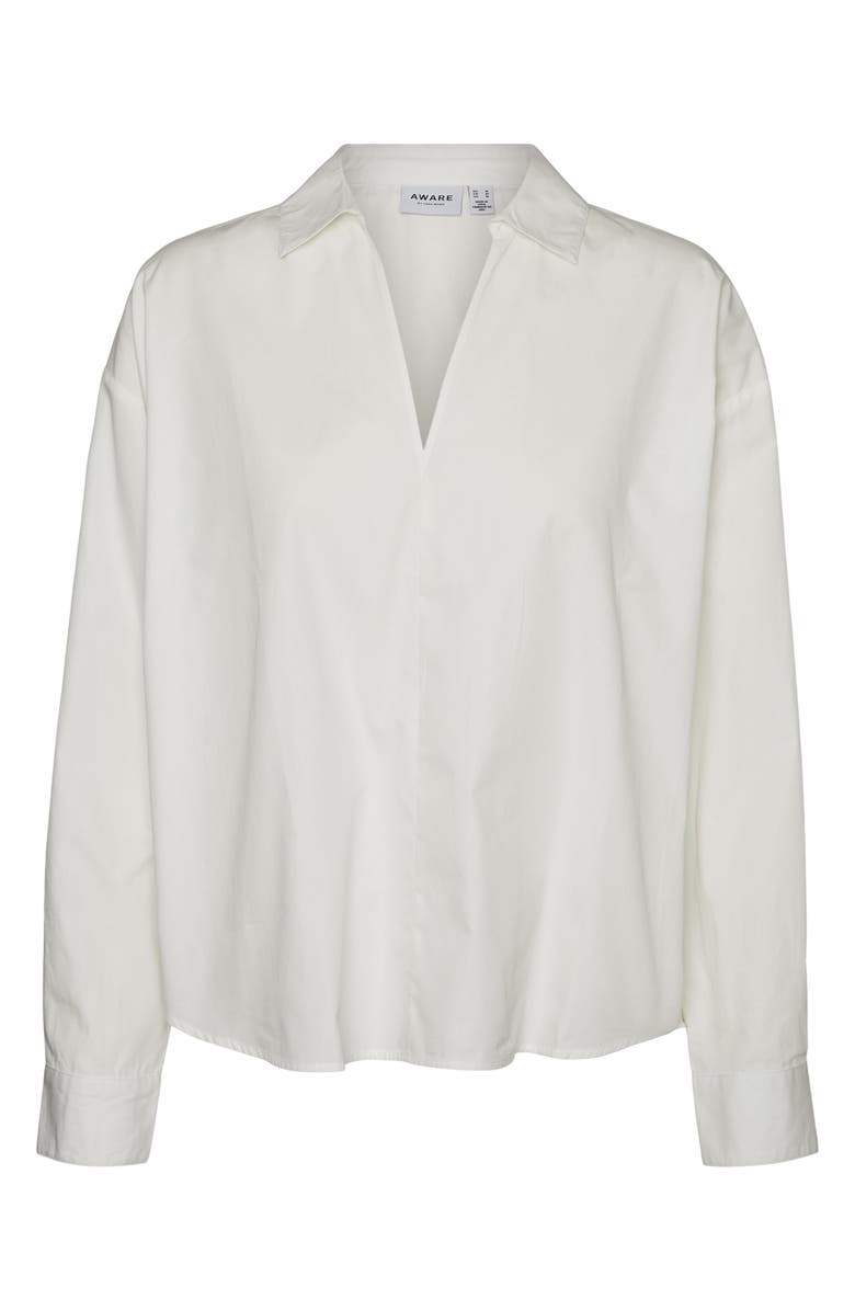 AWARE by VERO MODA Avery Cotton Shirt, Alternate, color, 
