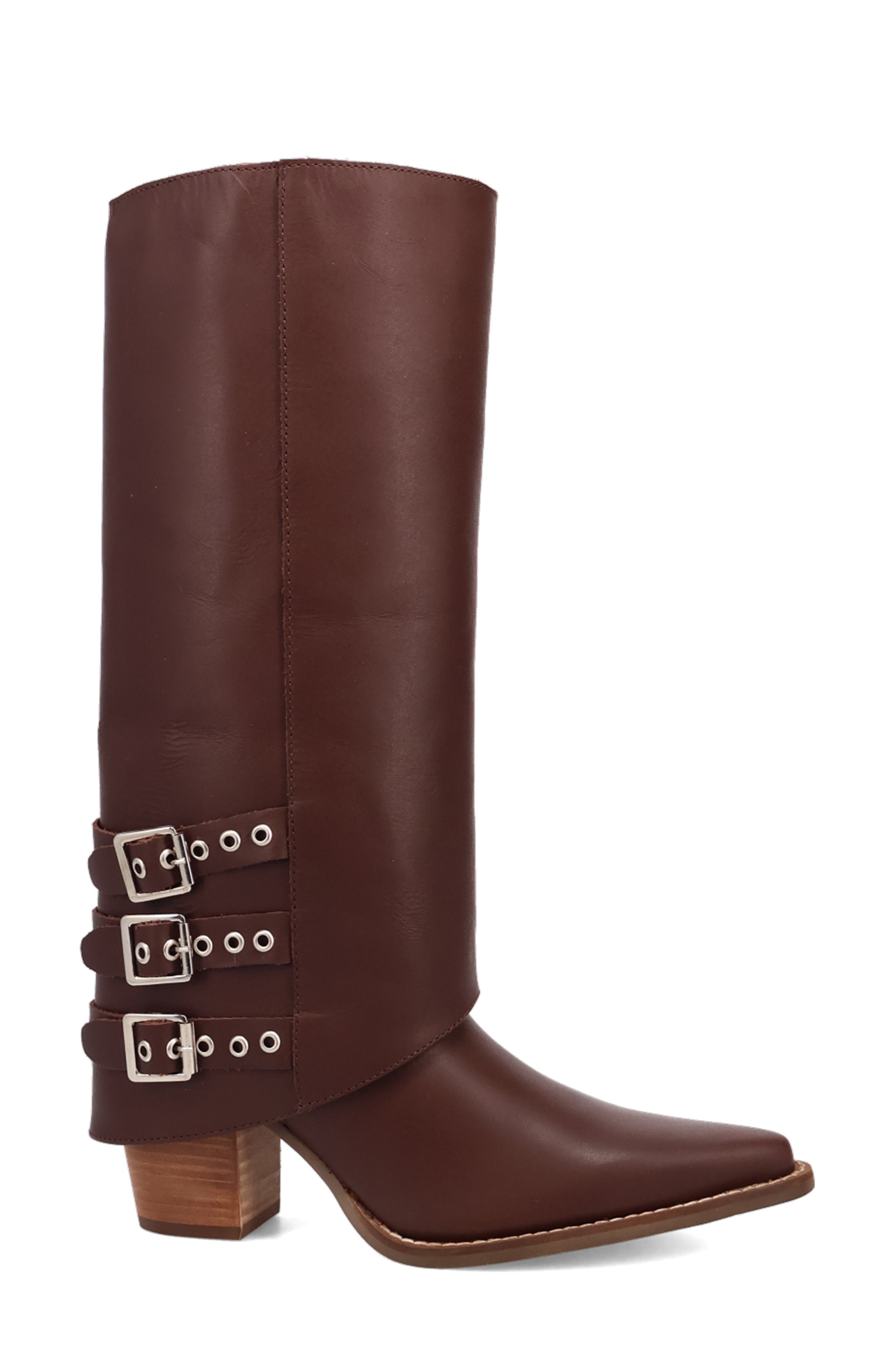 Urban Cowgirl Western Boot, Alternate, color, BROWN