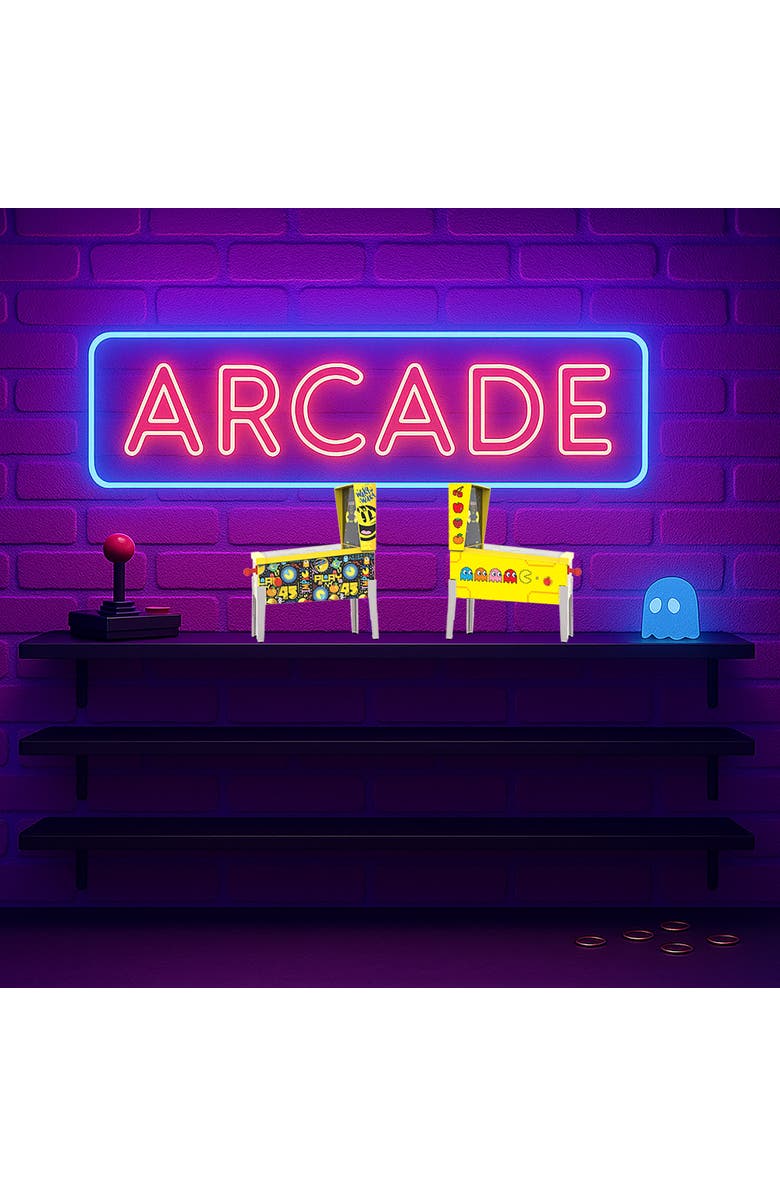 Pac-Man Mini Arcade Pinball, Deluxe Collector Series, Kids 3+, Alternate, color, Multicolored