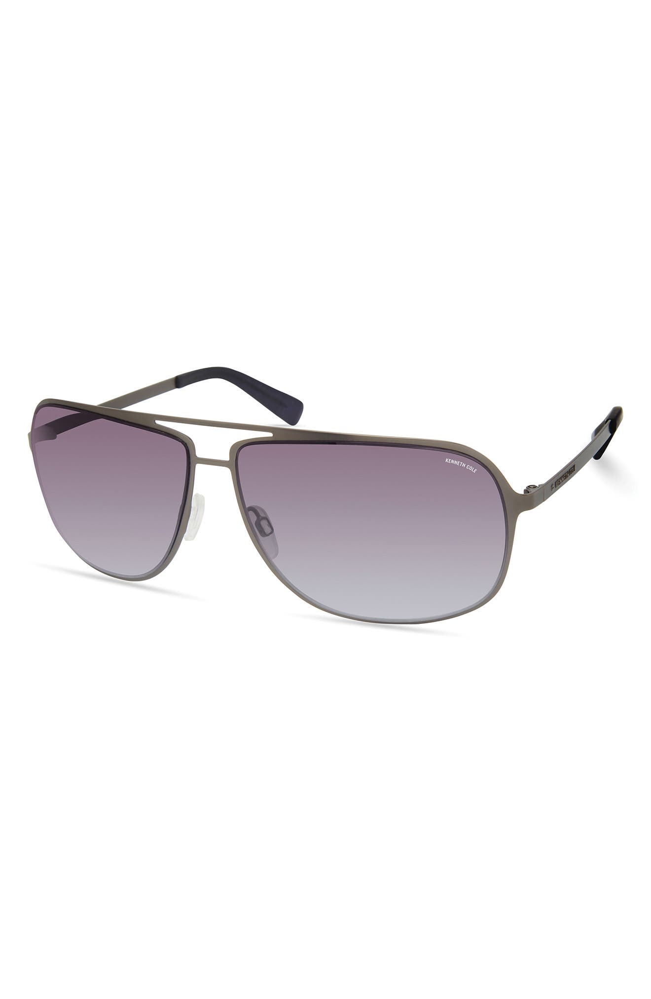 Kenneth Cole 64mm Gradient Pilot Sunglasses (Men) | Nordstromrack