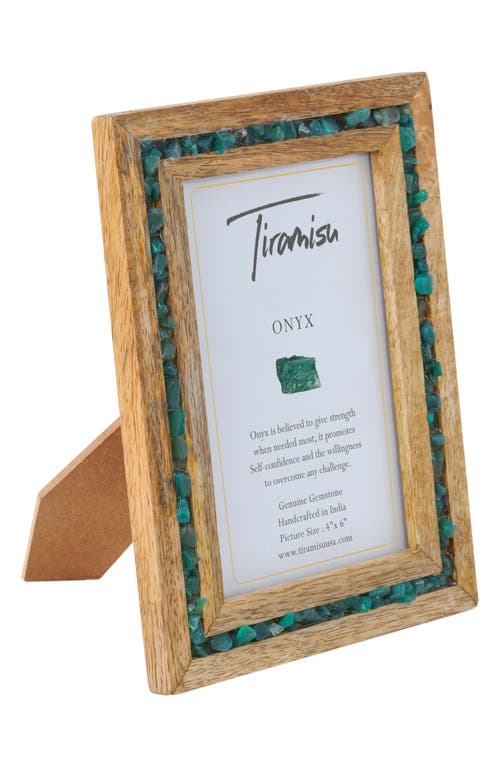 Tiramisu Moonglow Picture Frame In Green Onyx