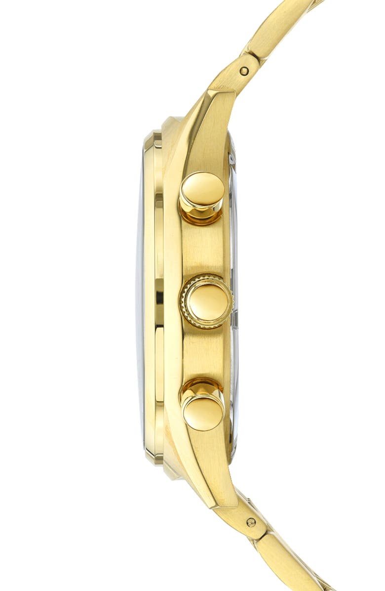 PORSAMO BLEU Charlie Multifunction Bracelet Strap Watch, 45mm, Alternate, color, Gold