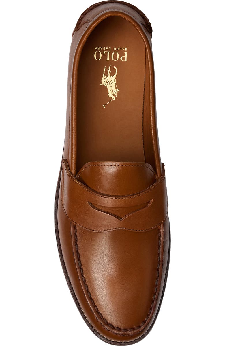 Ralph Lauren Alston Penny Loafer, Alternate, color, Tan