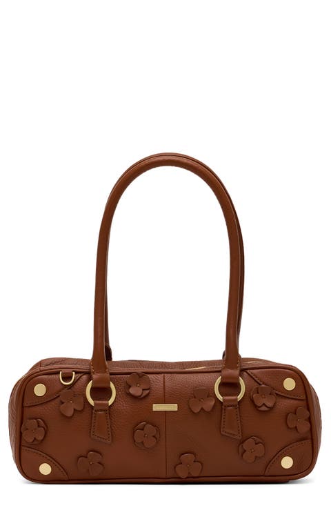 Small Meredith Leather Shoulder Bag