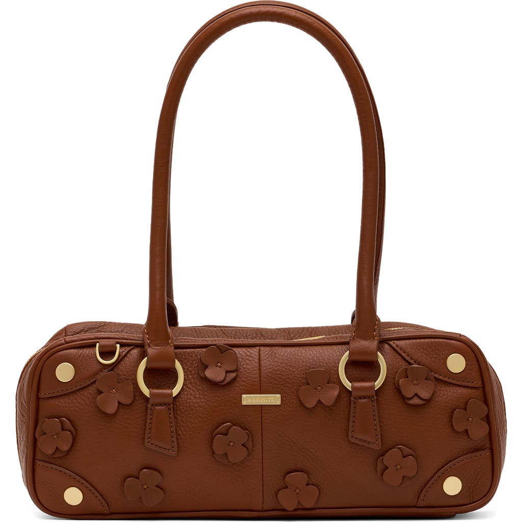 HAMMITT Small Meredith Leather Shoulder Bag in Sienna Flora/brushed Gold at Nordstrom