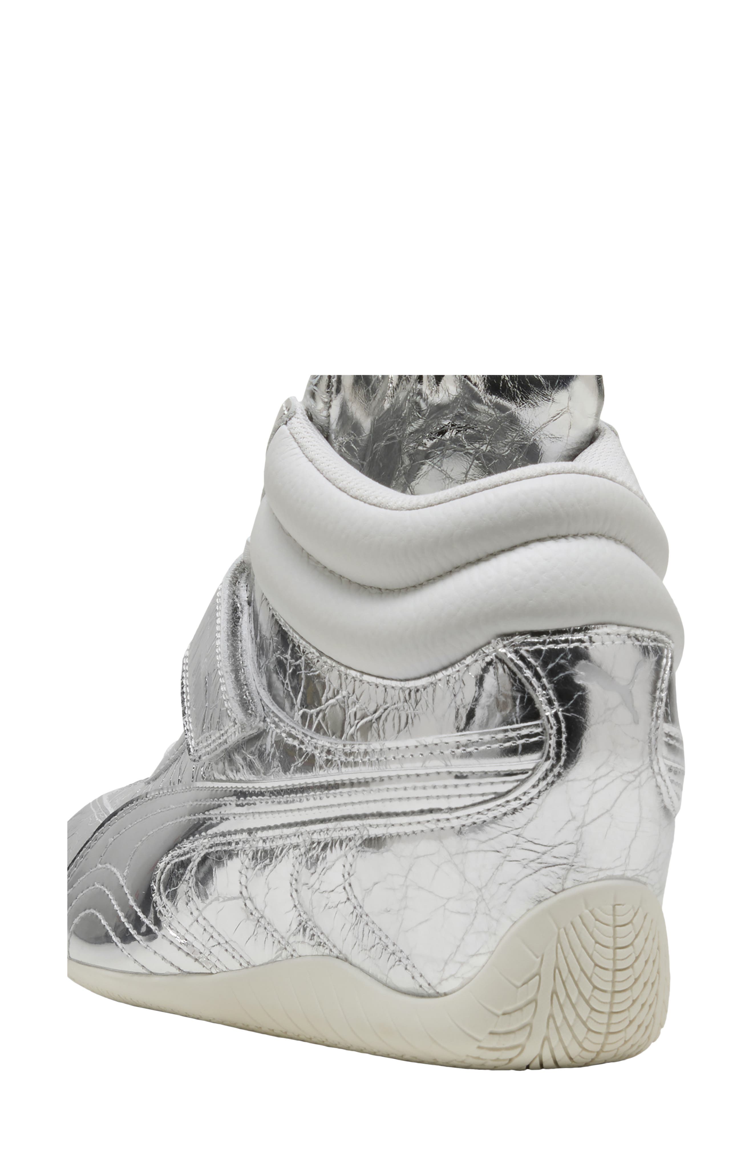 Speedcat Wedge Lustre Sneaker, Alternate, color, PUMA SILVER/ VAPOR GRAY