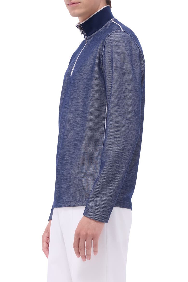 Quarter Zip Performance Pullover, Alternate, color, NAVY