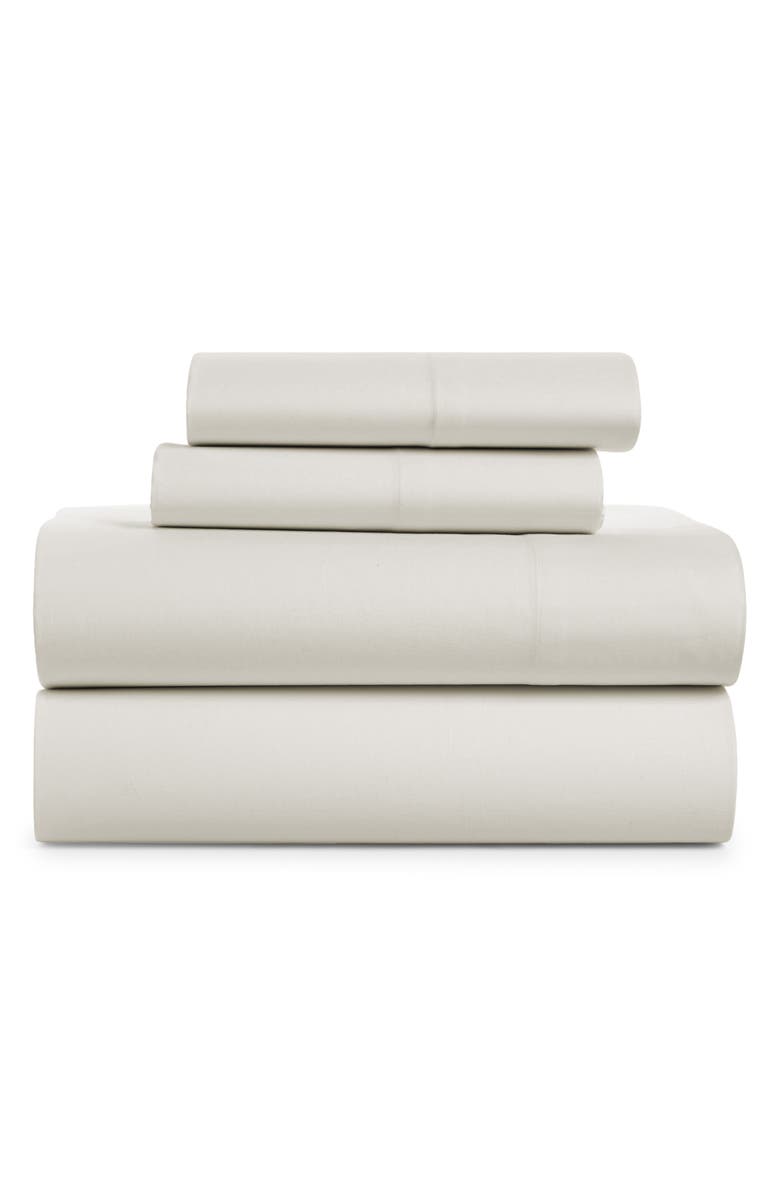 Cotton Percale 4-Piece Bed Sheet Set