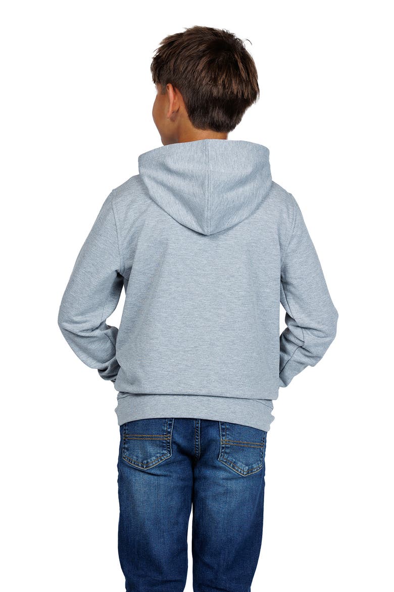 Kids' Fleece Hoodie, Alternate, color, GREY HEATHER