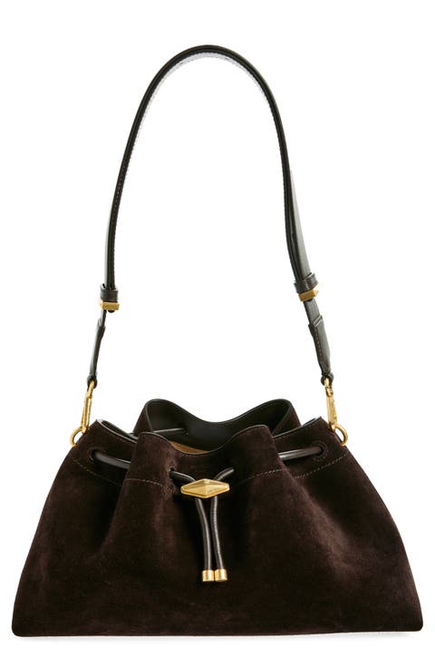 Cinch M Leather Bucket Bag