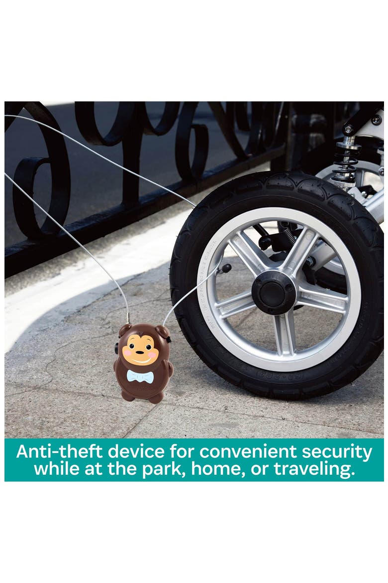 Travel Ready Stroller Lock, Alternate, color, BROWN