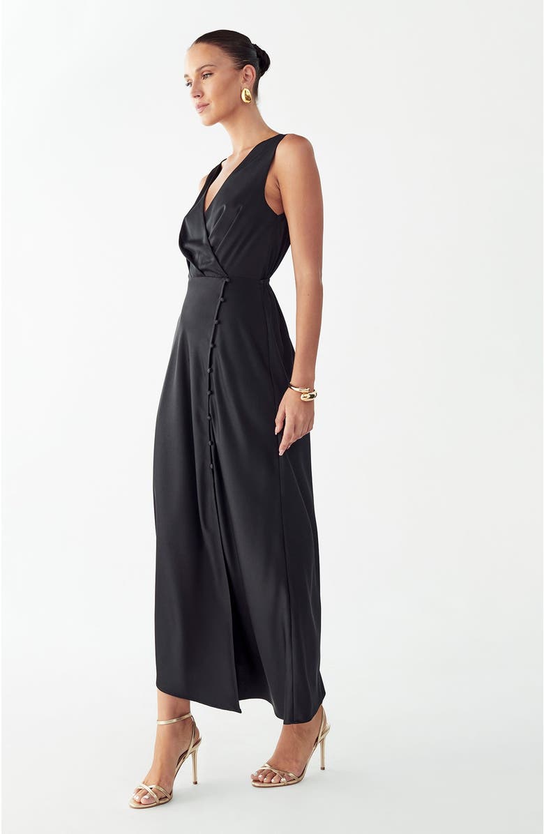 WILLA Esme Midi Dress, Alternate, color, Black