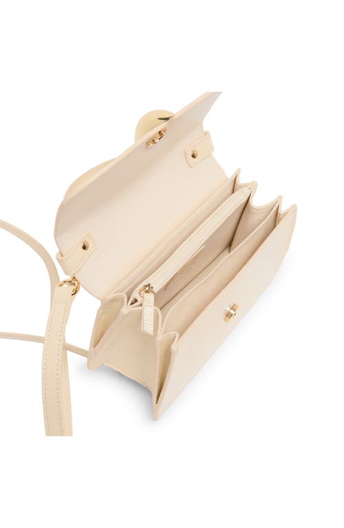 Dolce Vita Lucia Faux Leather Top Handle Bag In White