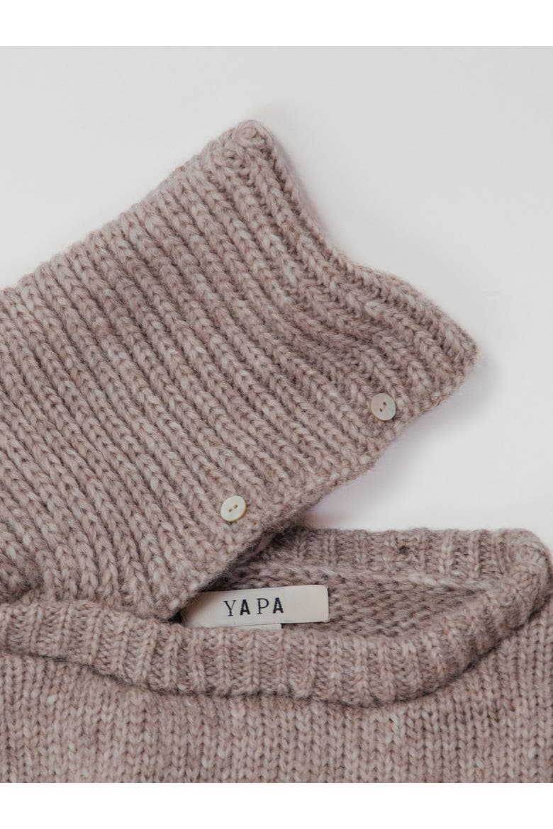 Anku Turtle Neck convertible Sweater, Alternate, color, Beige