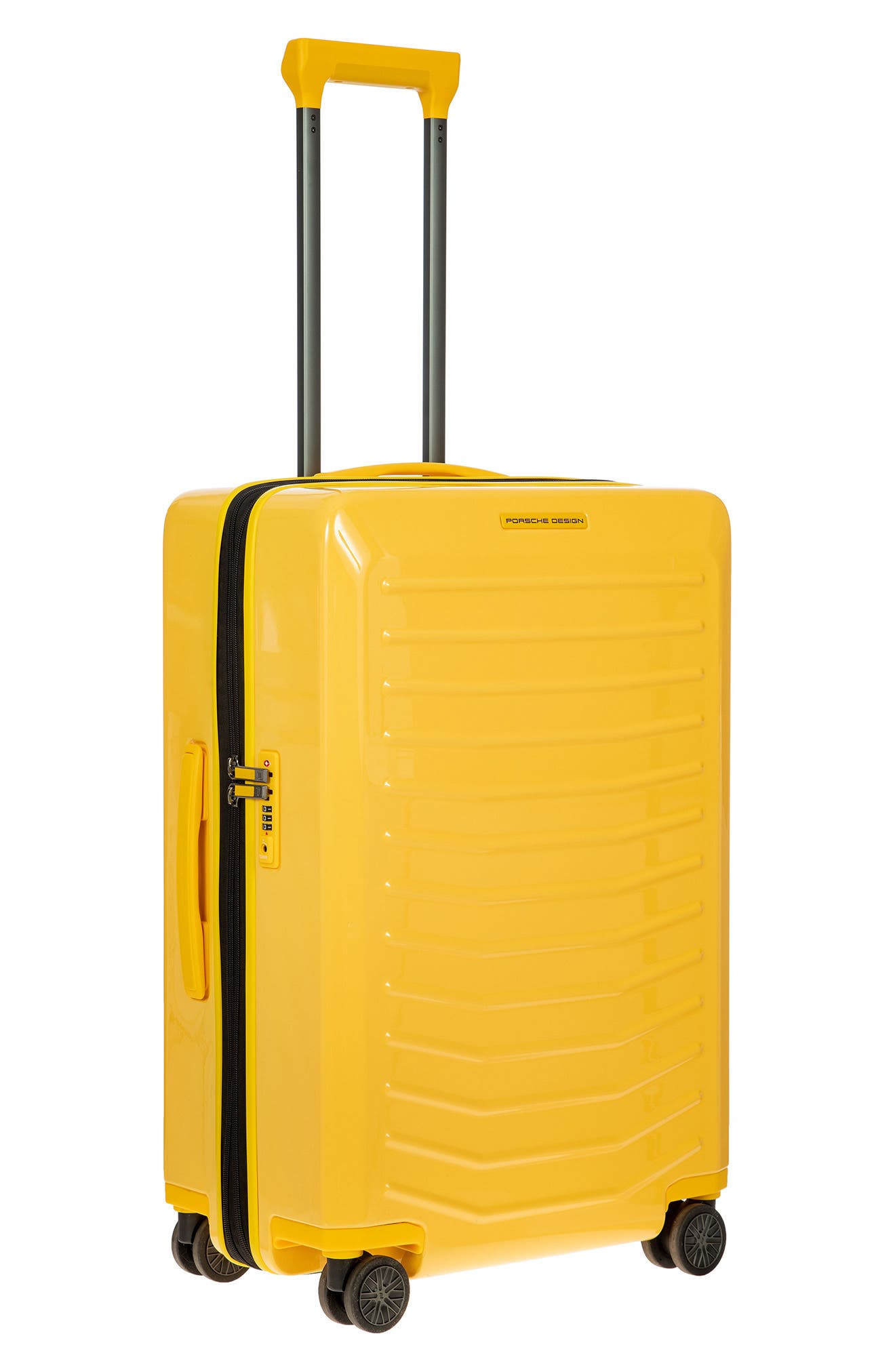 Porsche Design Roadster 27-Inch Hardside Spinner Luggage, Alternate, color, Racing Yellow