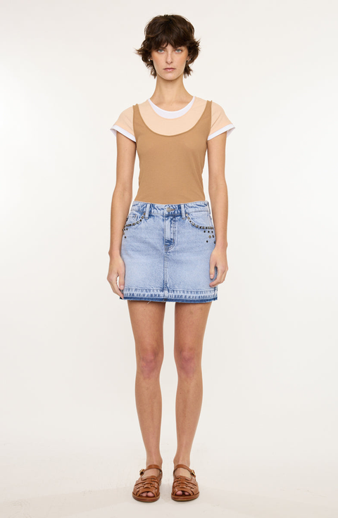 Mildred Mid Rise Western Skirt