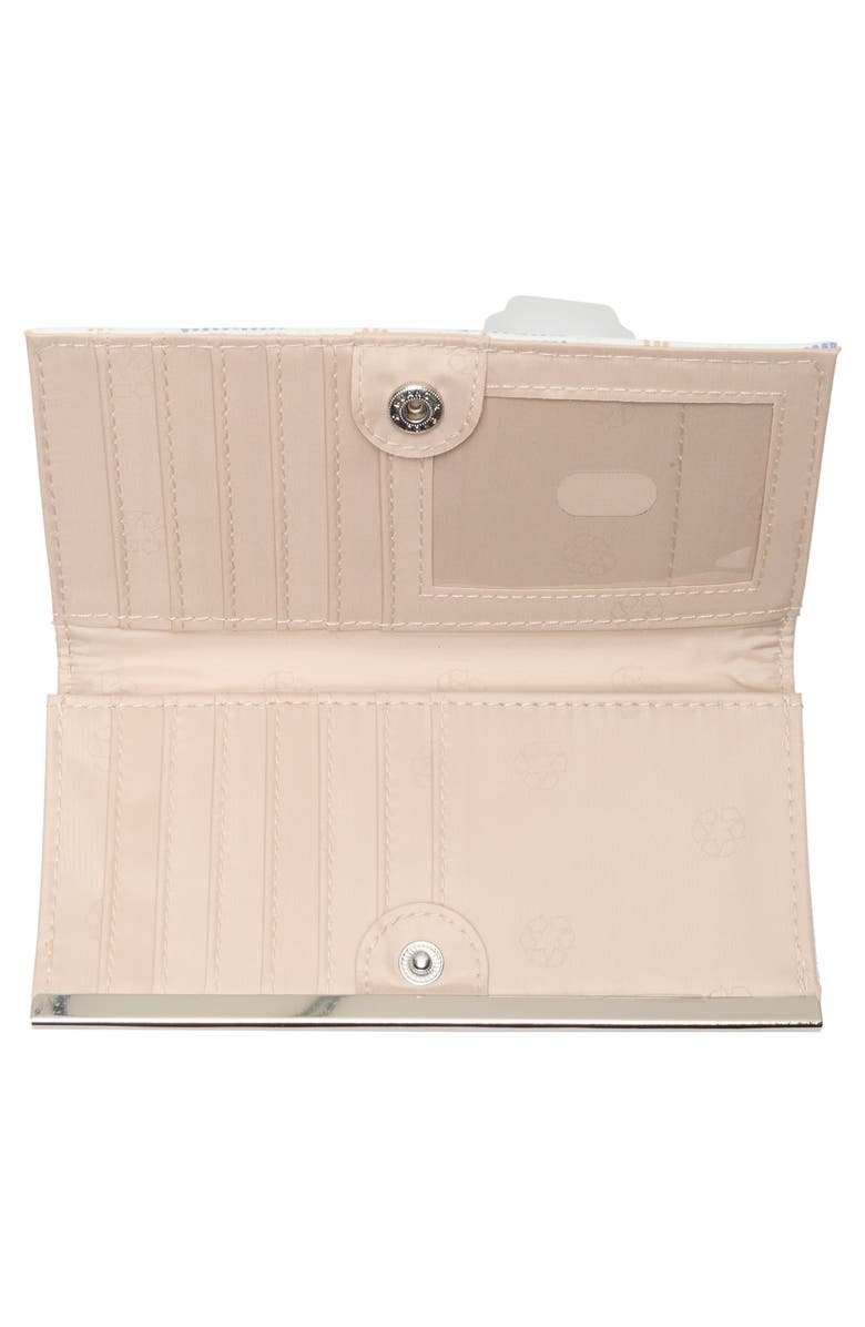 MUNDI SMALL LEATHER GOODS Slim Stripe Clutch, Alternate, color, Marine Linen