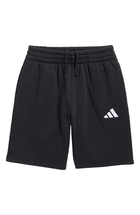 Kids' 3-Bar Logo Fleece Shorts (Big Kid)