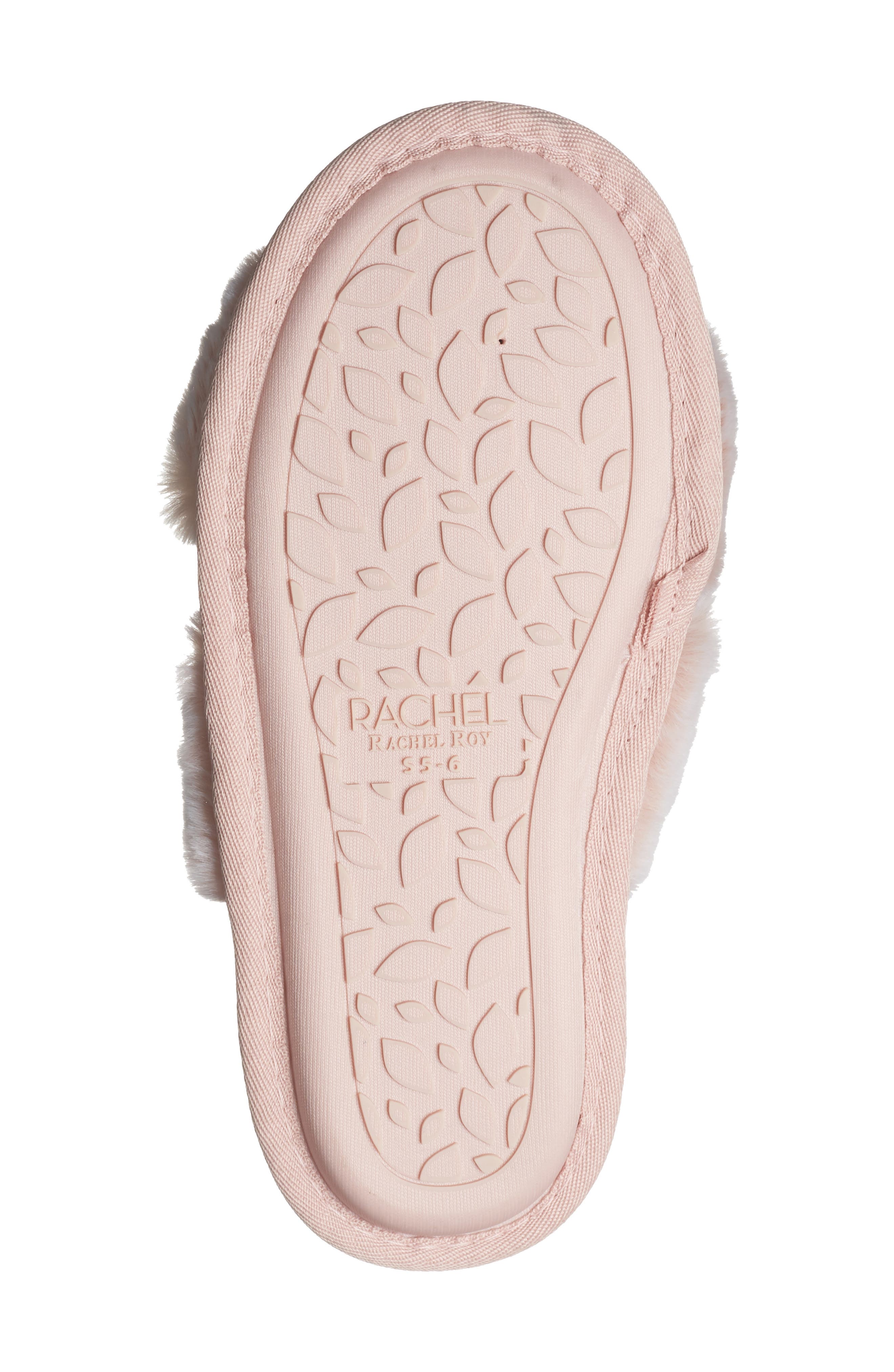 Rachel Roy Cody Faux Fur Slipper, Alternate, color, Pink