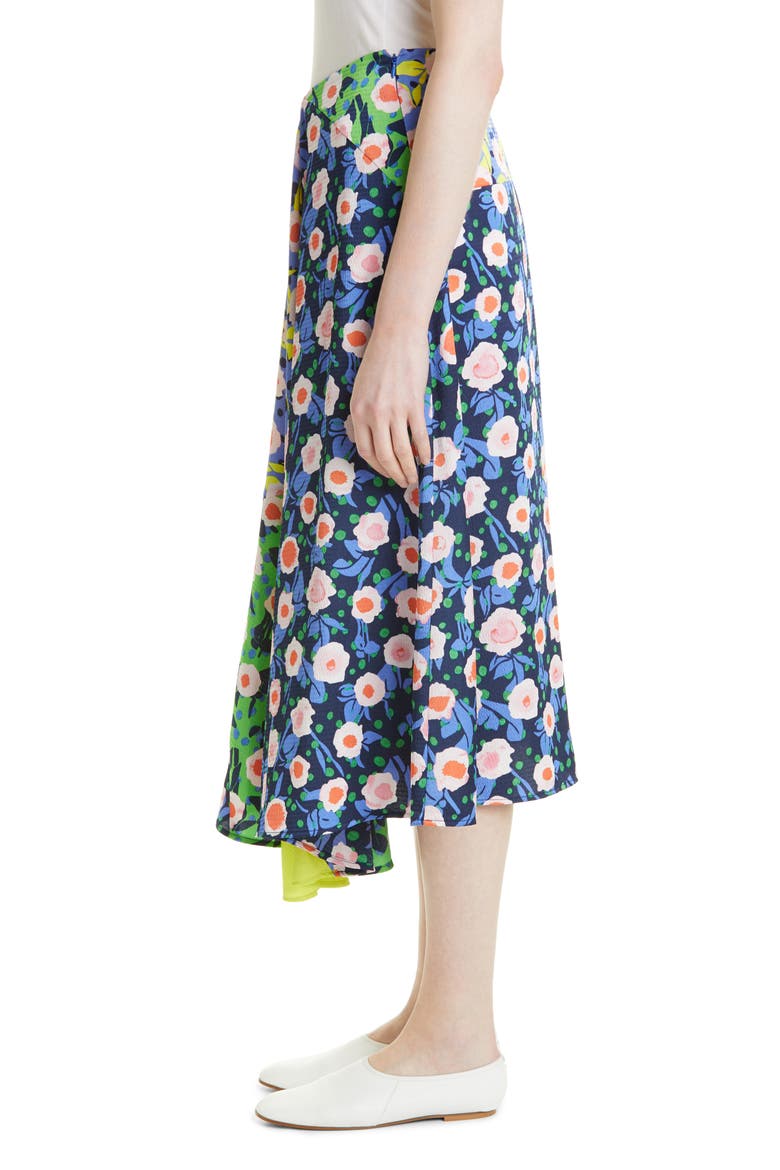 Lilah Floral Print Skirt, Alternate, color, FLOWER MARKET MIX