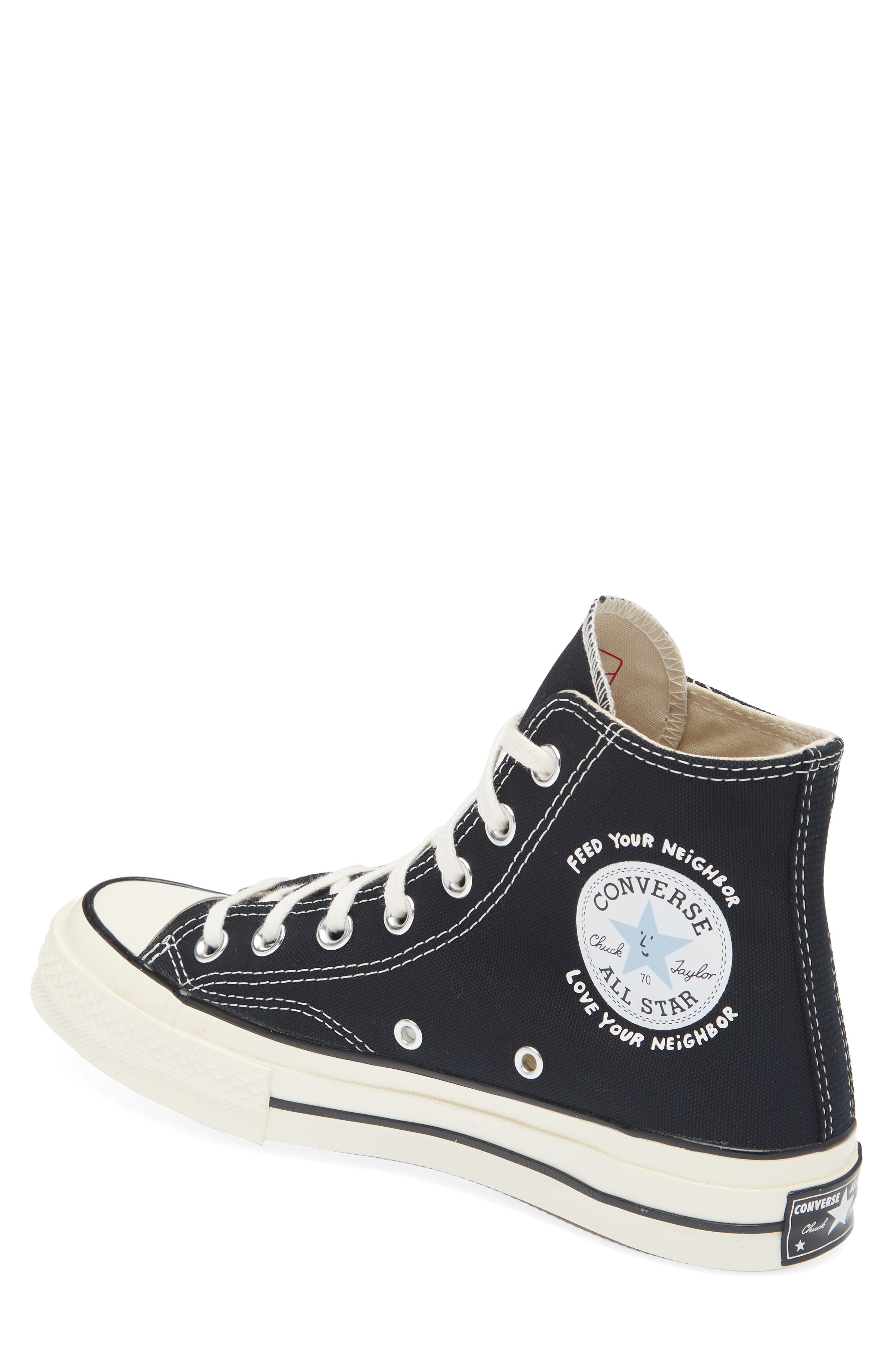 Sky High Farm Workwear x Converse Chuck Taylor<sup>®</sup> All Star<sup>®</sup> Strawberry & Moon High Top Sneaker, Alternate, color, 