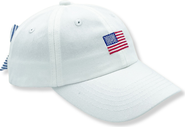 Bits & Bows American Flag USA Twill Women's Bow Baseball Hat