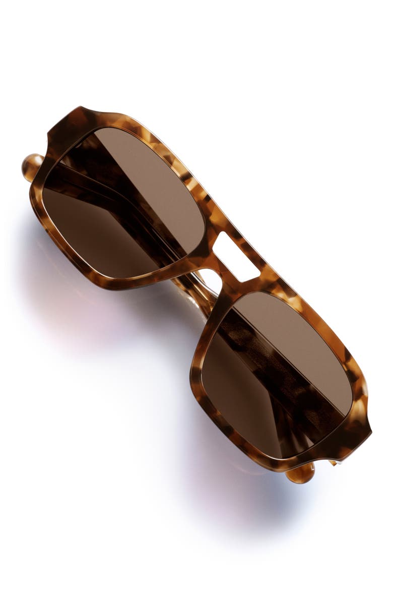 Why Not 54mm Aviator Sunglasses, Alternate, color, AMBER TORT/ TAN
