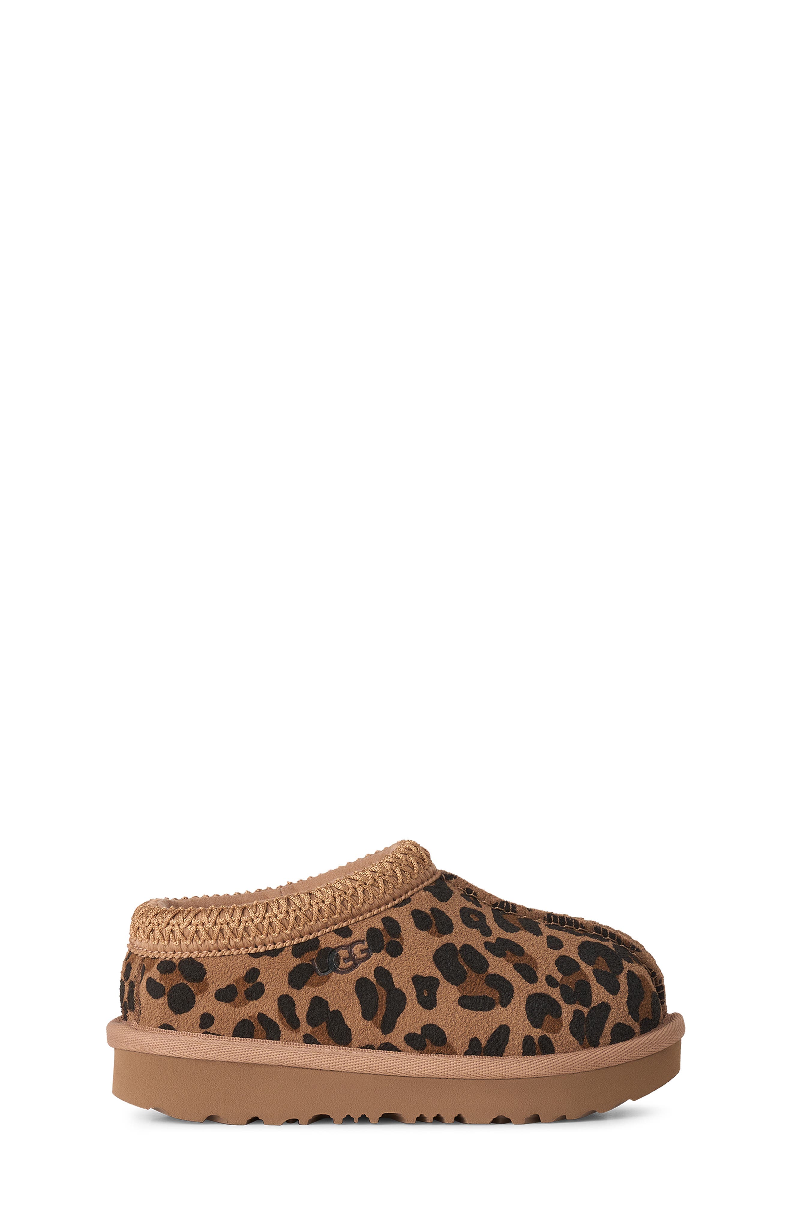 Kids' Tasman II Spotted Leather Slipper, Alternate, color, TAN
