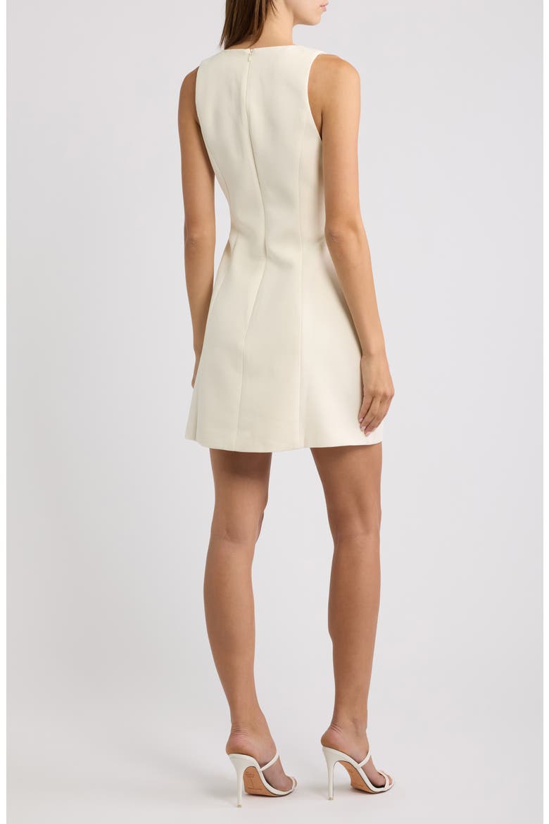 Scoop Neck Minidress, Alternate, color, ECRU