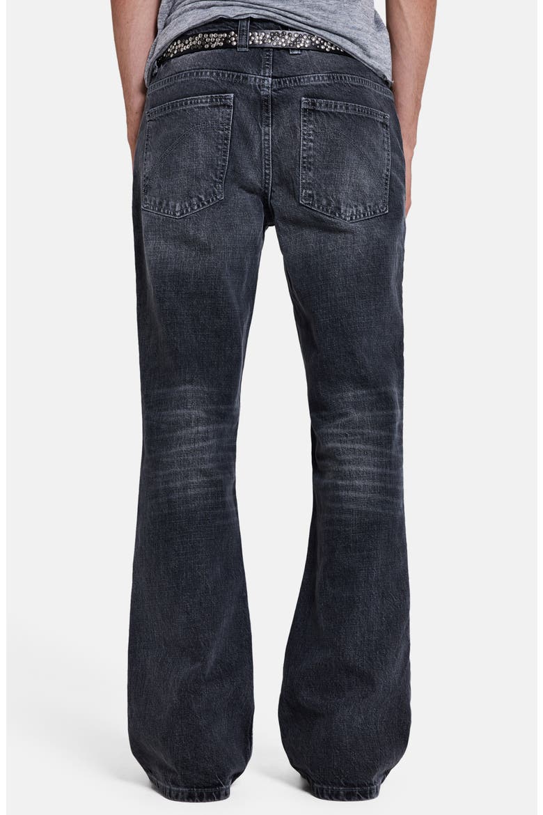 Jude Flare Leg Jeans, Alternate, color, BLACK