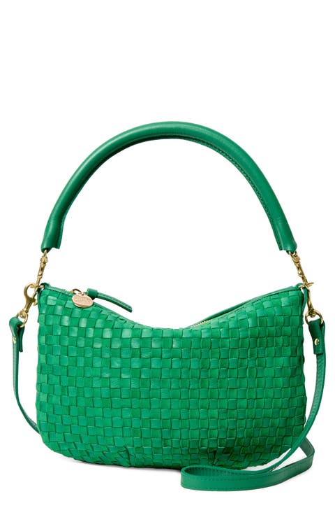 Petit Moyen Woven Messenger Bag