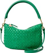 Clare V. Petit Moyen Woven Messenger Bag