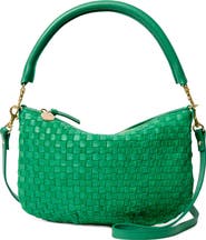 Clare V. Petit Moyen Woven Messenger Bag
