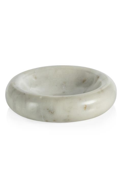 Monza Curved Round Marble Bowl