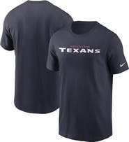 Nike Men's Nike Navy Houston Texans Team Wordmark T-Shirt
