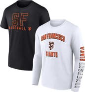 FANATICS Men's Fanatics Branded Black/White San Francisco Giants Two-Pack Combo T-Shirt Set