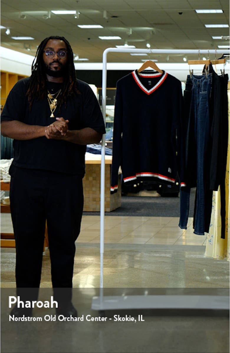 Tipped V-Neck Sweater, sales video thumbnail