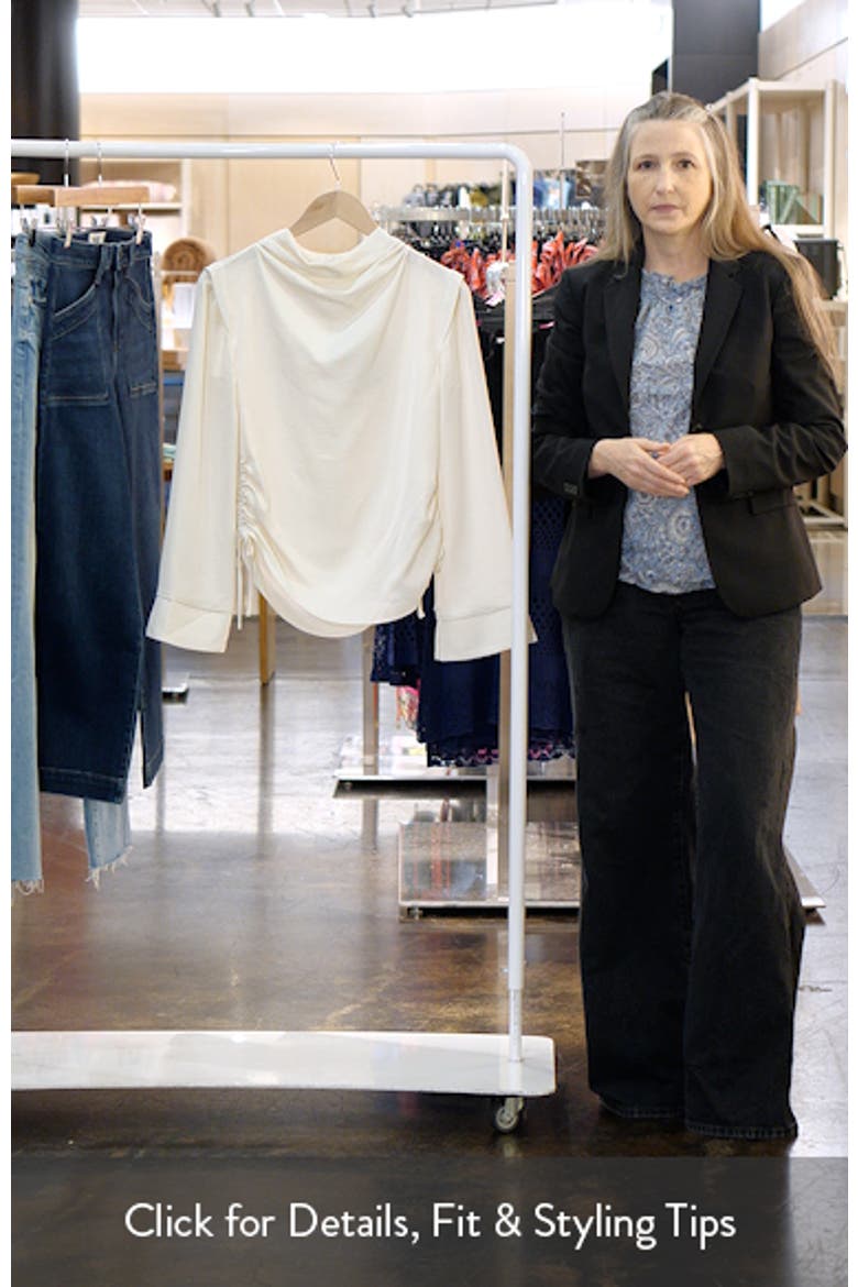 Leslie Cowl Neck Long Sleeve Top video
