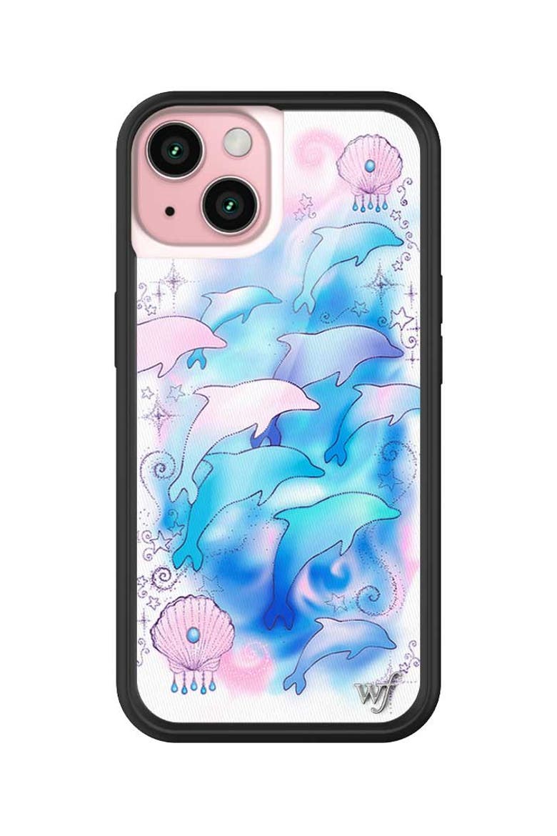 Dolphin Dreams iPhone Case, Alternate, color, White