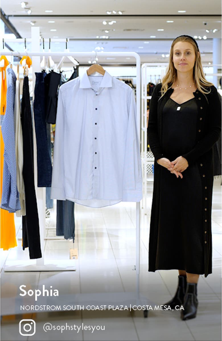 Slim Fit Dot Dress Shirt, sales video thumbnail