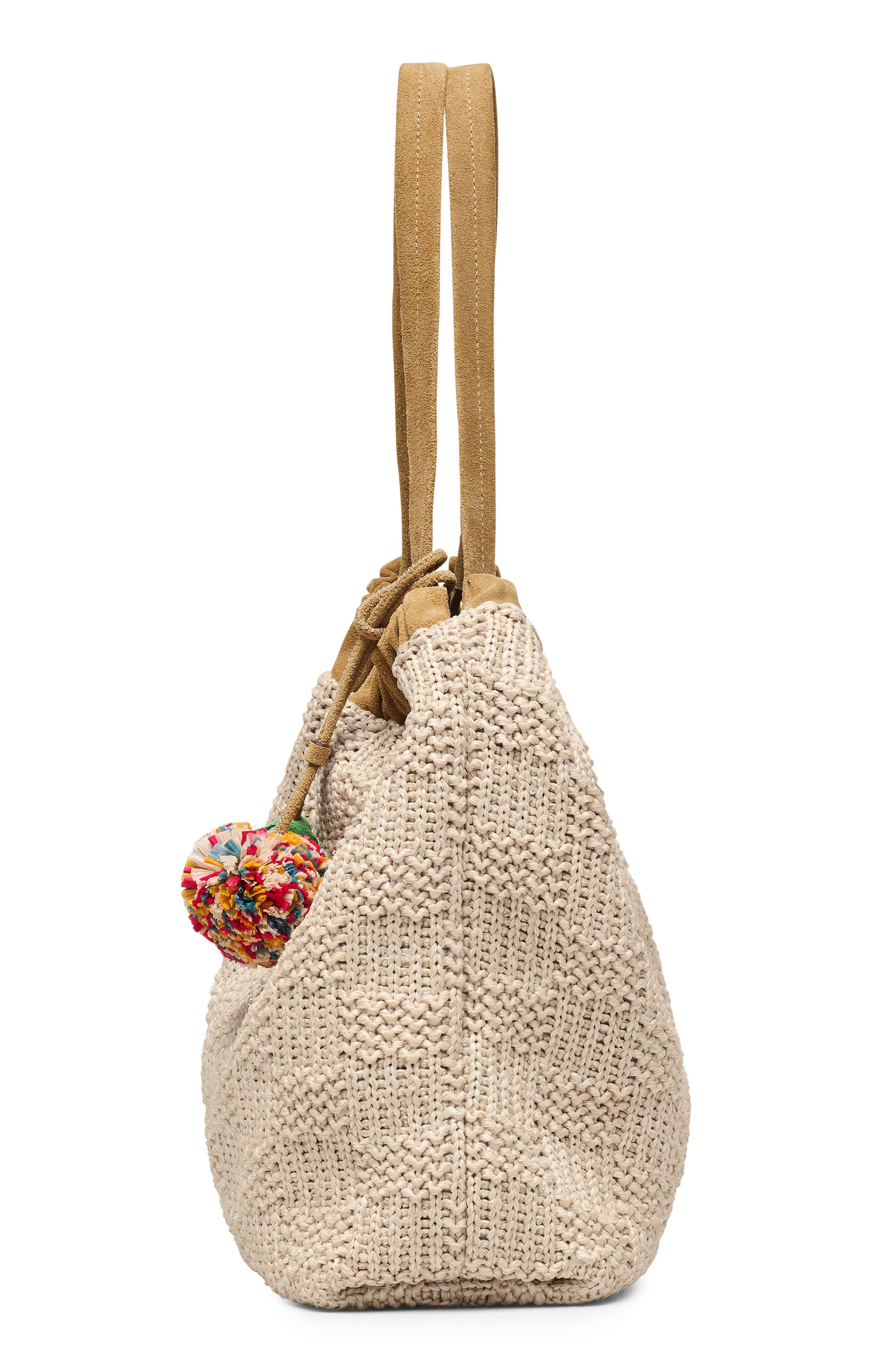 Marc Jacobs The Faux Raffia Tote, Alternate, color, Natural