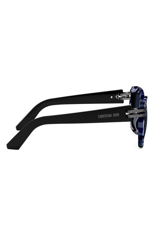 Dior Eyewear C S1i Square Frame Sunglasses In Havana/blue