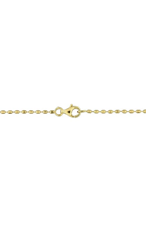 Delmar Onyx Geometric Dog Tag Pendant Necklace In Gold