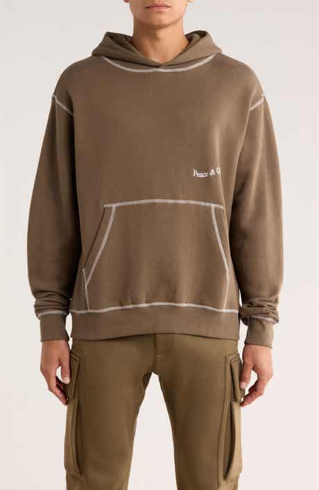 Museum of Peace & Quiet Wordmark Reverse Stitch Hoodie