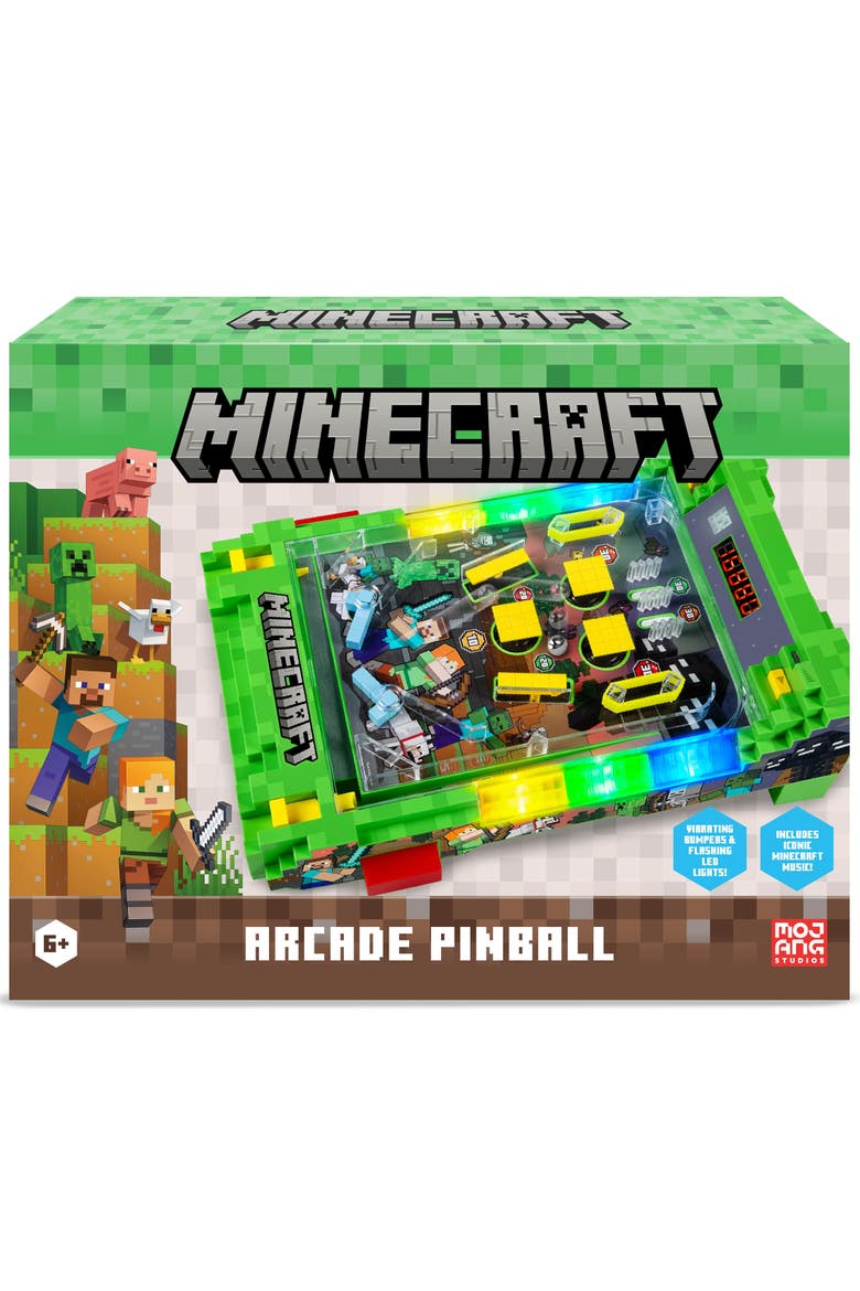 Arcade Pinball - Overworld - Lights & Sounds Tabletop Game, Kids 6