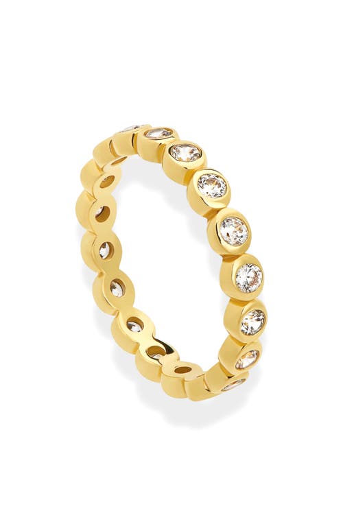 Mod & Jo Mod And Jo Nina Round Bezel Eternity Ring In Gold
